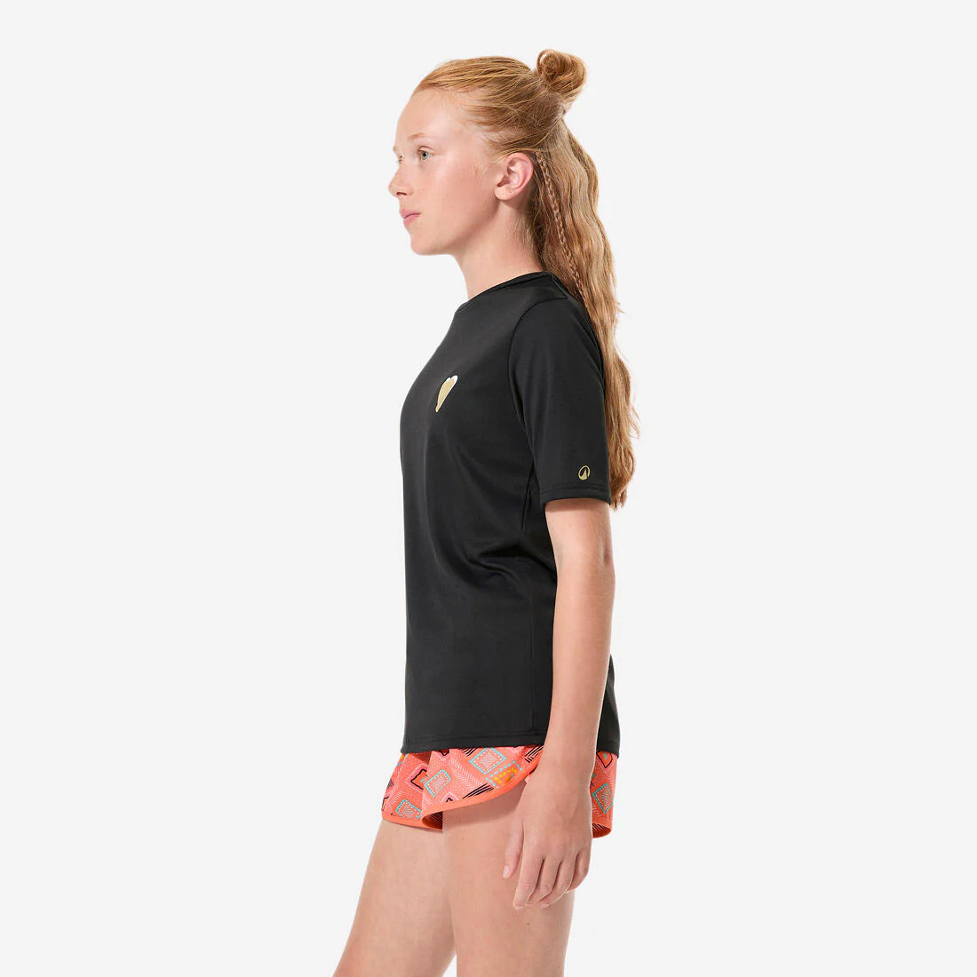 Playera de surf anti-UV de manga corta blanco con para niños 100 - Image 28