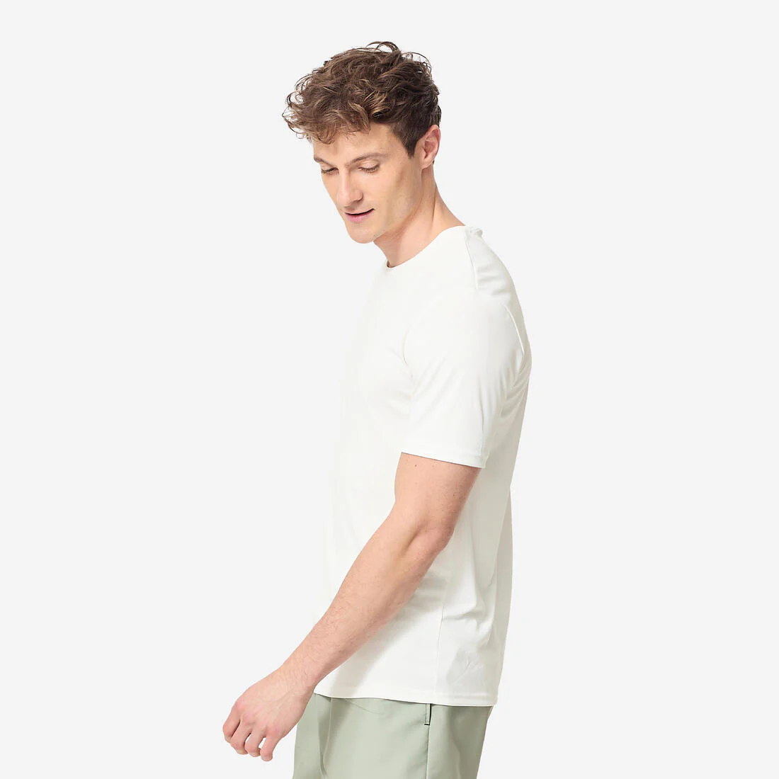 Playera de surf anti-UV de manga corta negra para hombre - Image 6