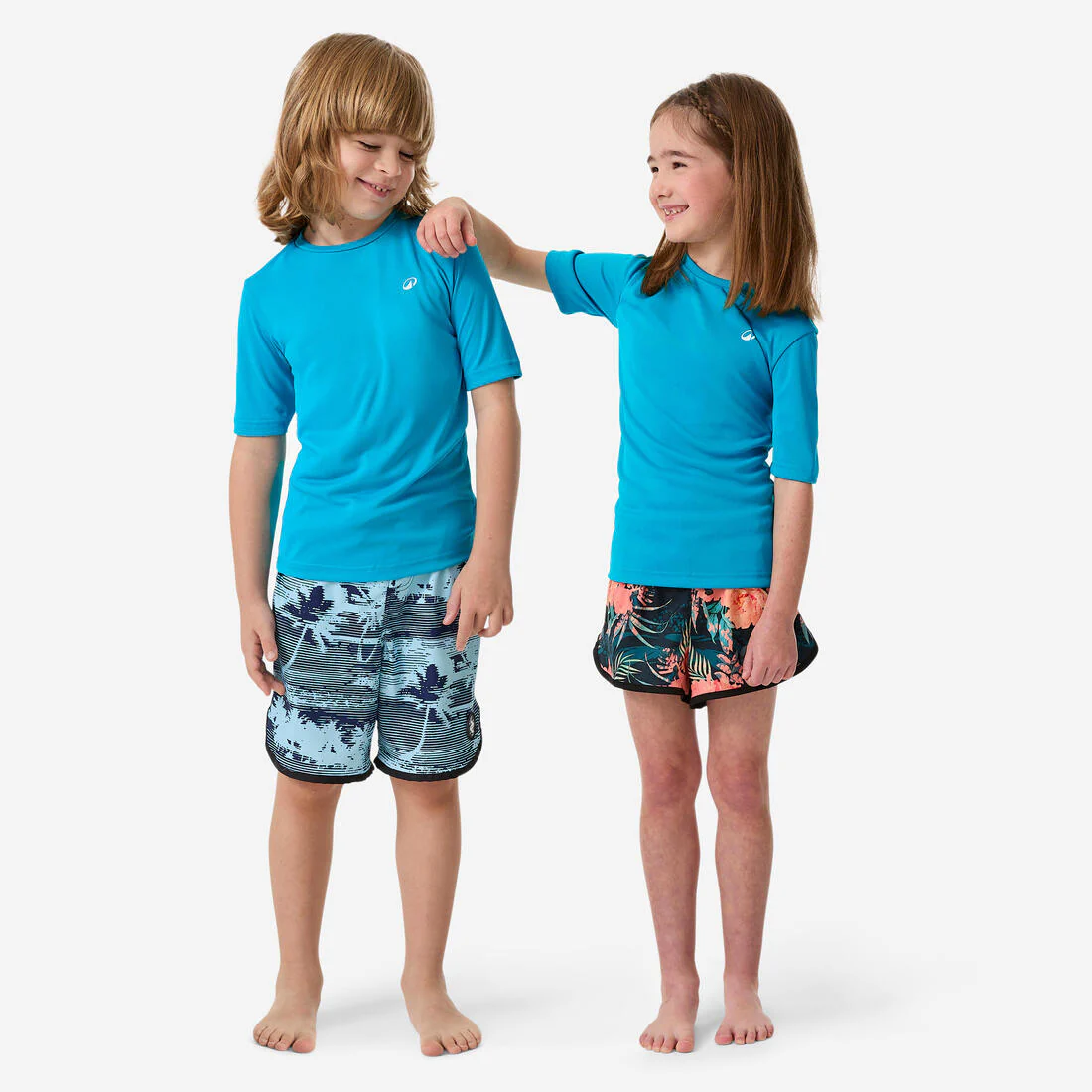 Playera de surf anti-UV de manga corta para niños - Image 4