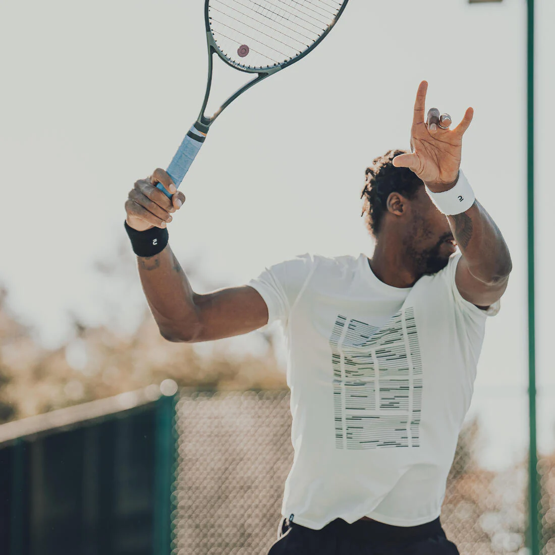 Playera de tenis blanco roto para hombre TTS Soft - Image 11