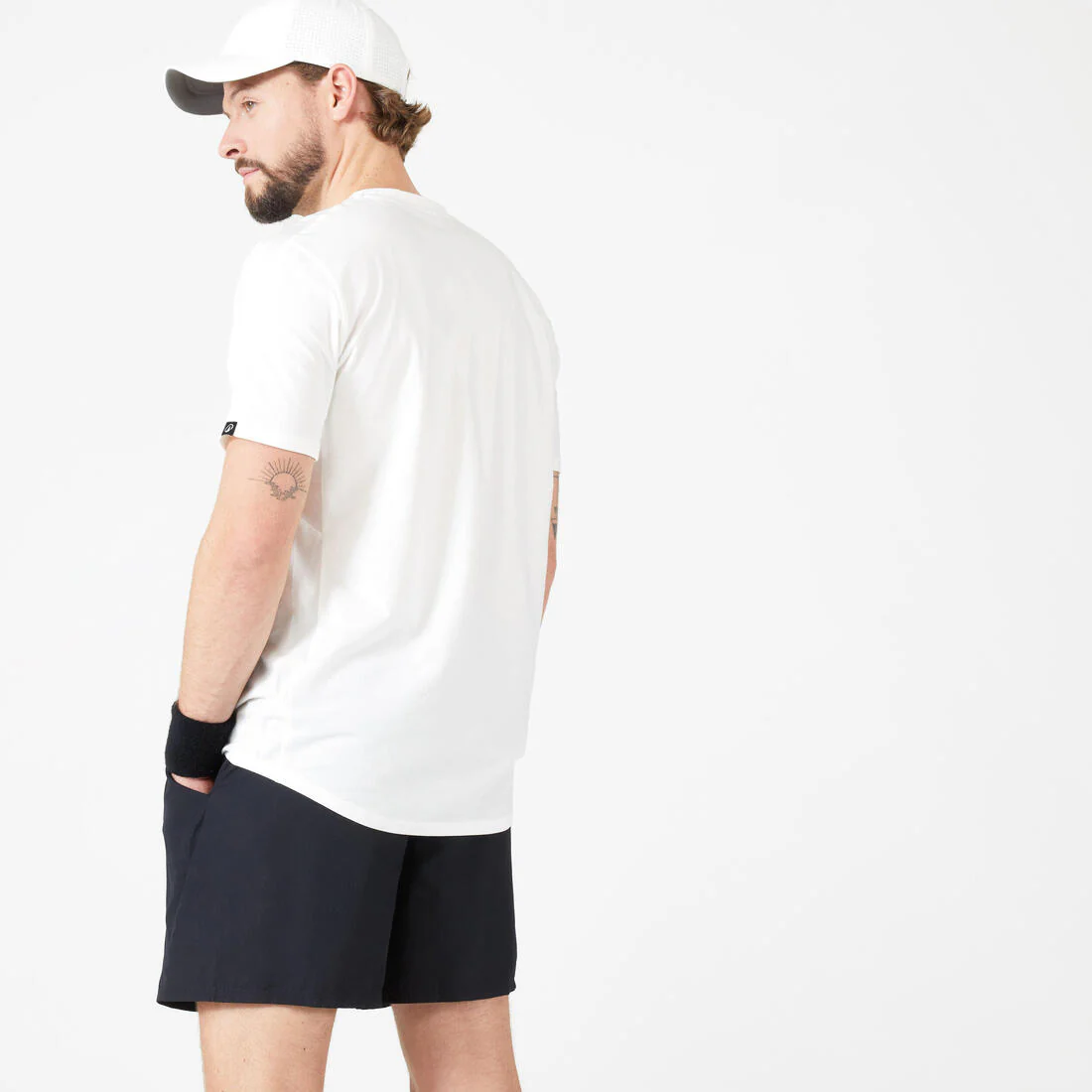 Playera de tenis blanco roto para hombre TTS Soft - Image 7