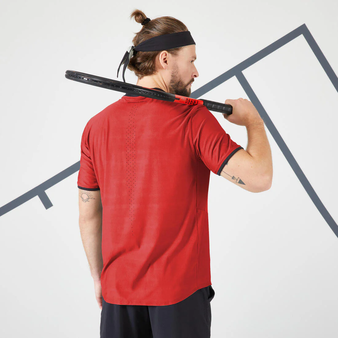 Playera de tenis Manga Corta Hombre - ARTENGO DRY+ - Image 3