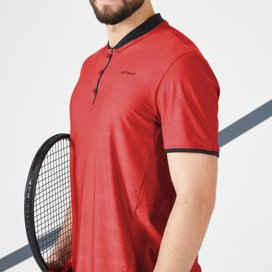 Playera de tenis Manga Corta Hombre - ARTENGO DRY+ - Image 4