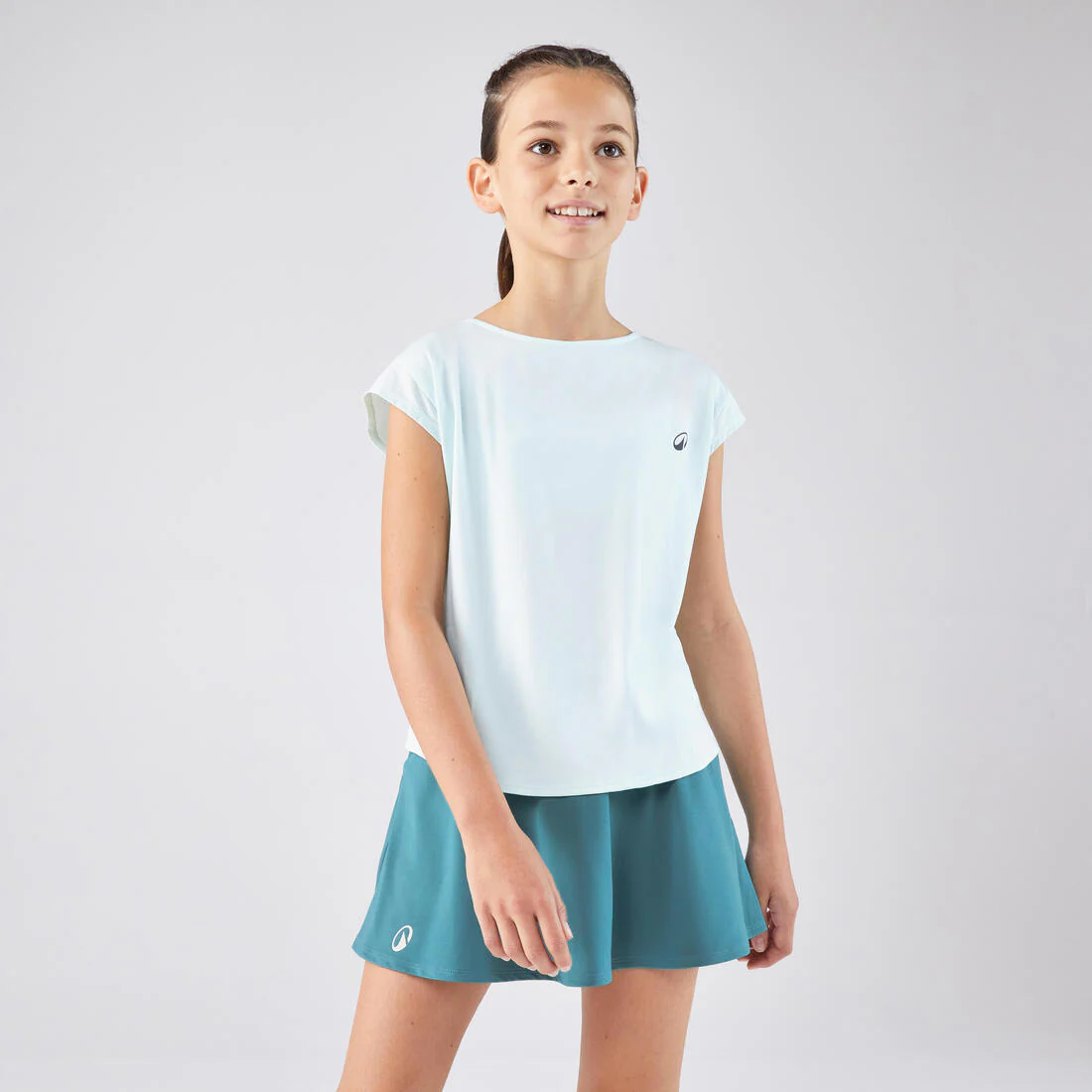 Playera de tenis niña - TTS500