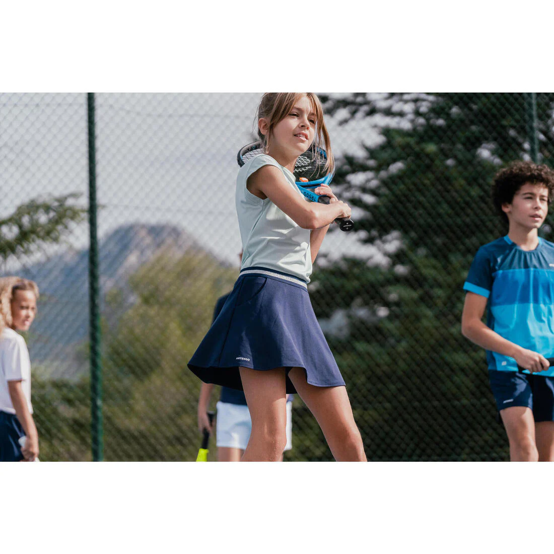 Playera de tenis niña - TTS500 - Image 28