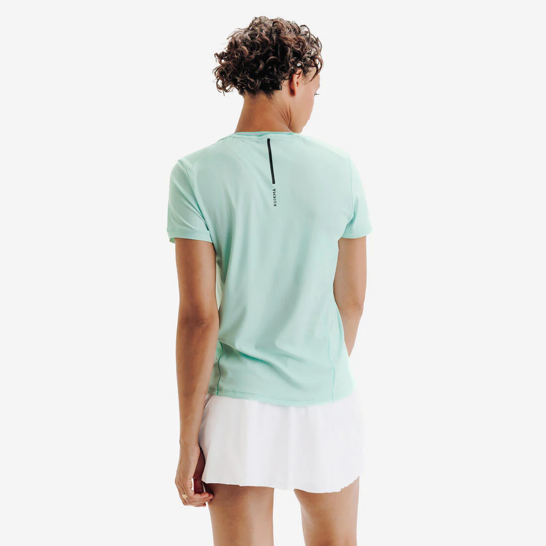Playera de tenis transpirable con cuello V para mujer Dry - Image 7