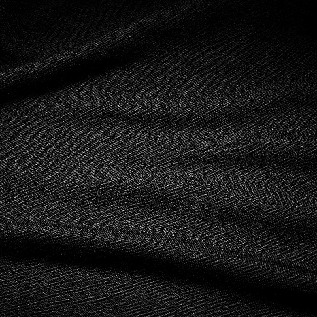 Playera de trekking en montaña de manga larga y lana merino para hombre MT500 - Image 11
