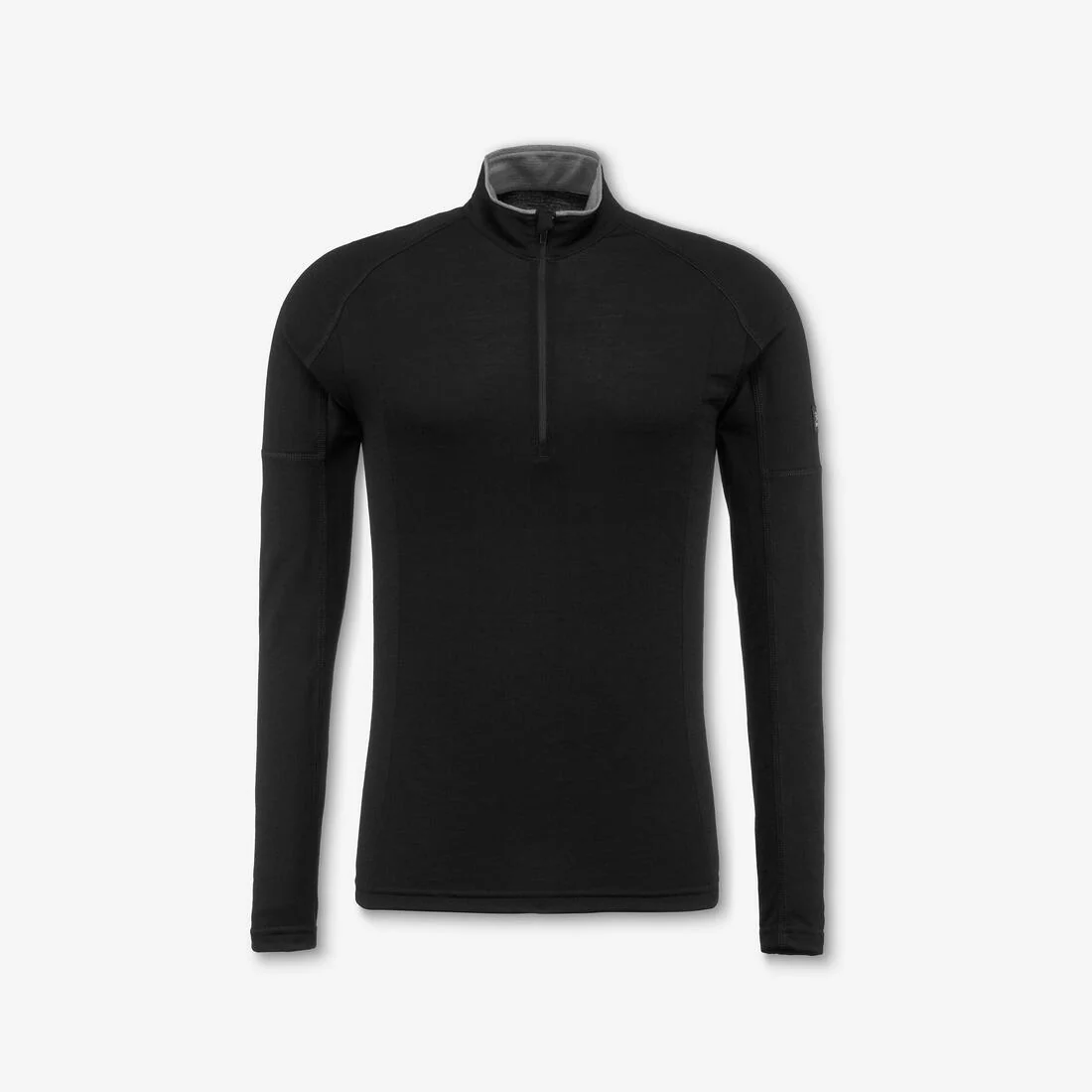 Playera de trekking en montaña de manga larga y lana merino para hombre MT500 - Image 18
