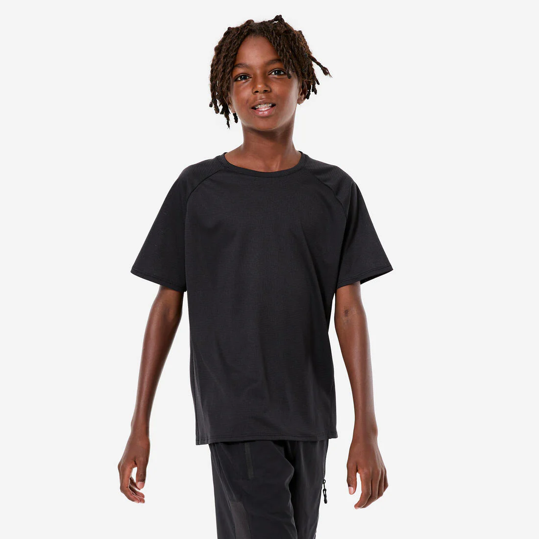 Playera deportiva blanca y lisa para niños - Image 10