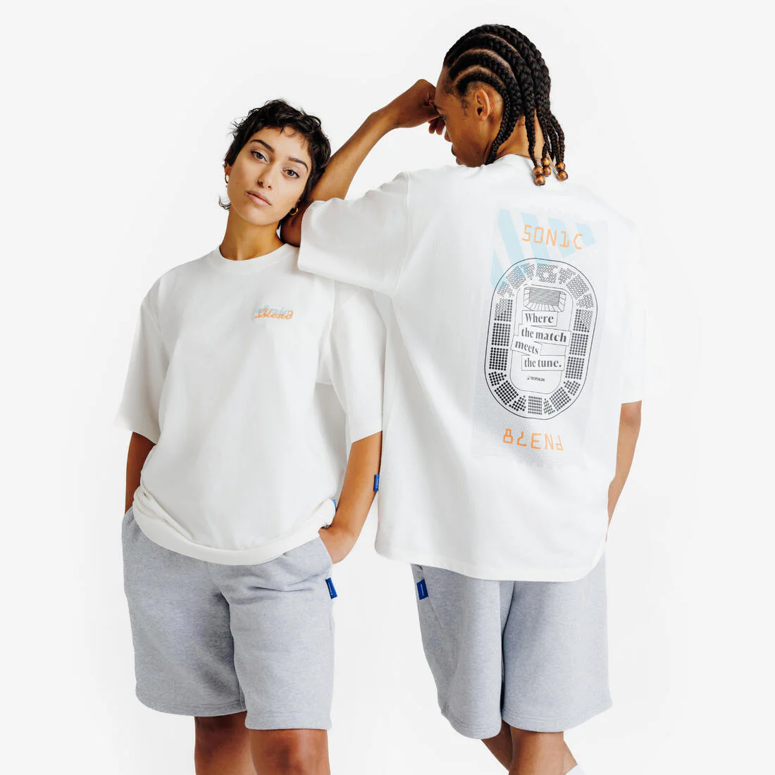 Playera deportiva con estampado unisex Relax AW25