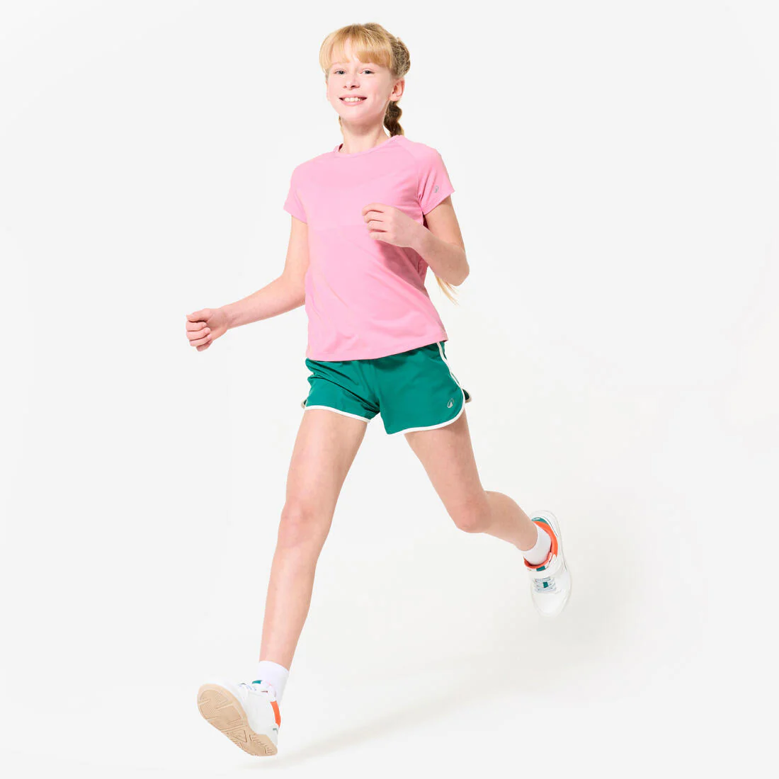 Playera deportiva transpirable negra para niños S500 - Image 4