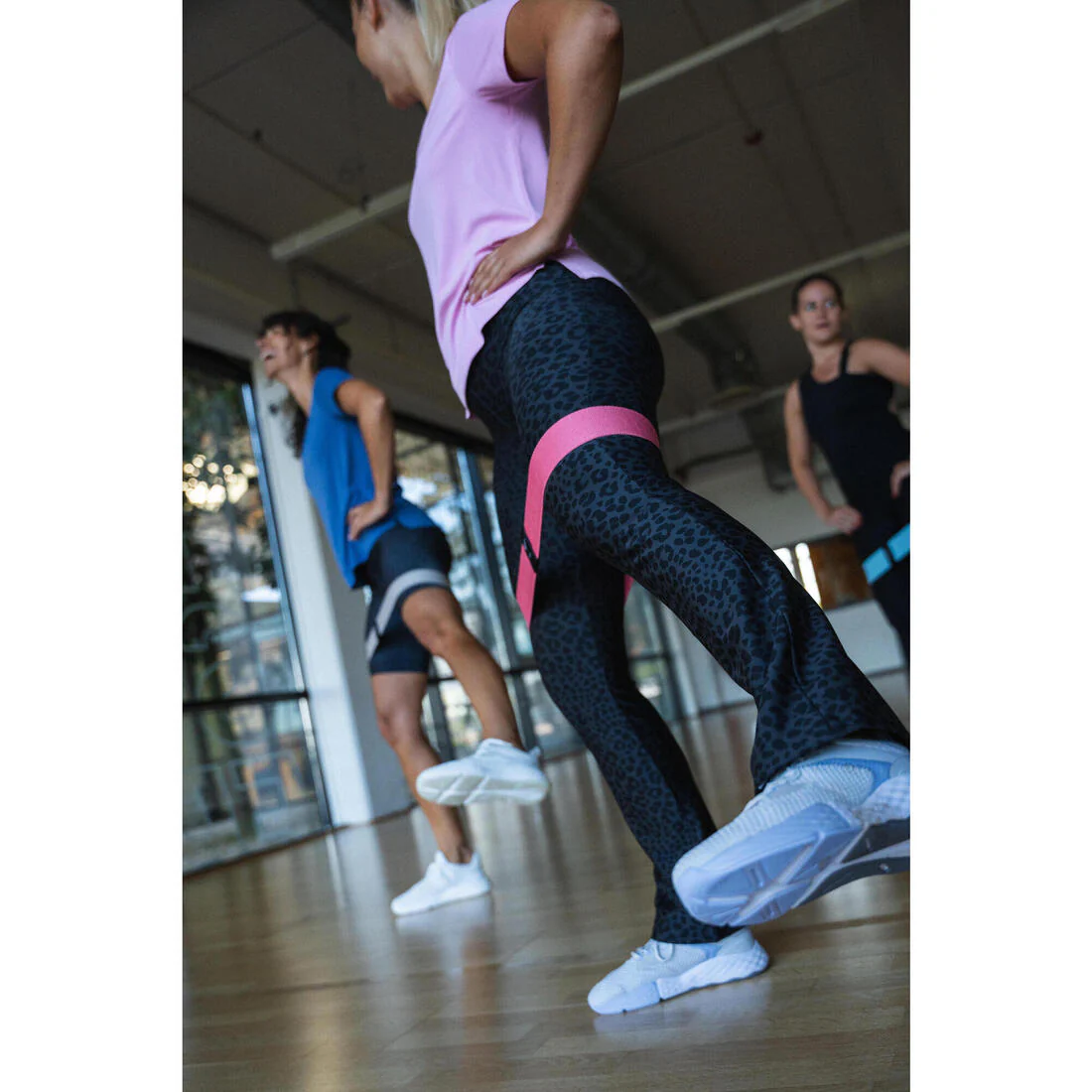 Playera Fitness Cardio Mujer Rosa Claro Manga Corta - Image 25