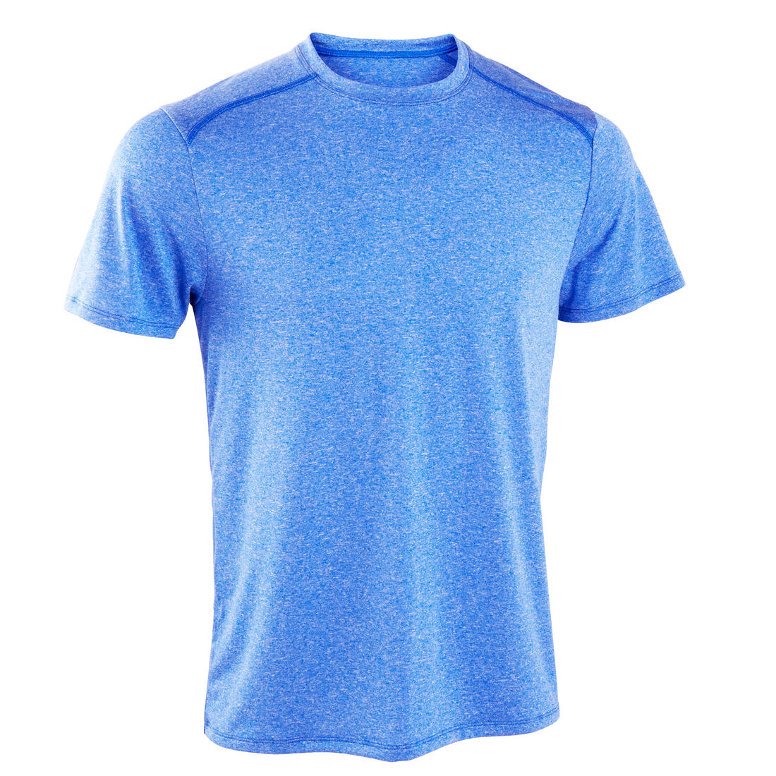 Playera Fitness Essential Hombre Gris Jaspeado Transpirable Cuello Redondo - Image 18