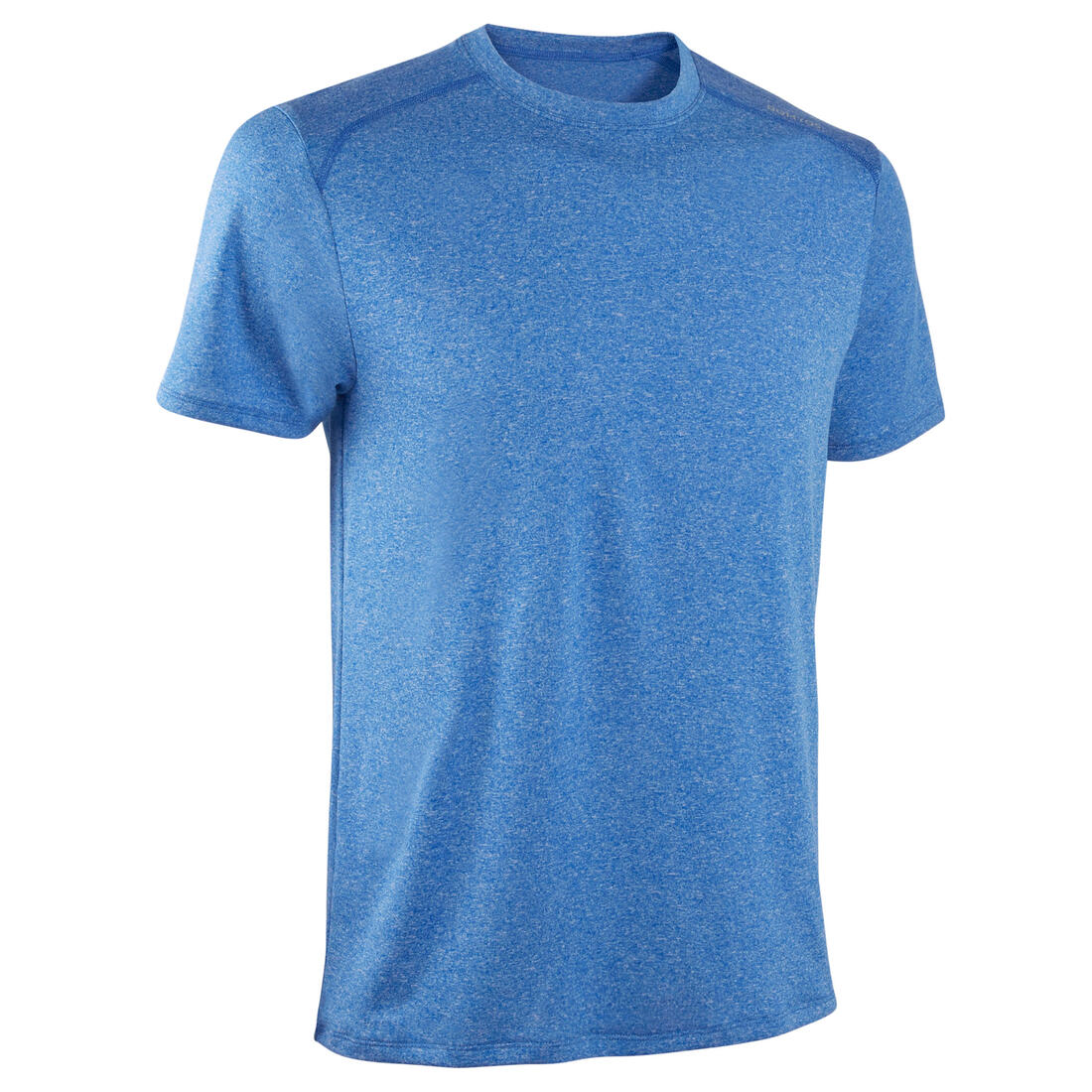 Playera Fitness Essential Hombre Gris Jaspeado Transpirable Cuello Redondo - Image 23