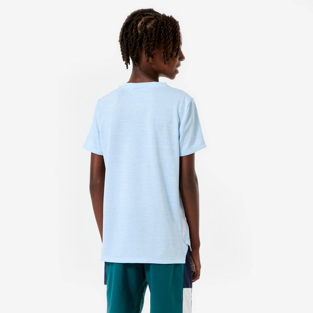 Playera gimnasia manga corta sintética transpirable Niños S500 - Image 11