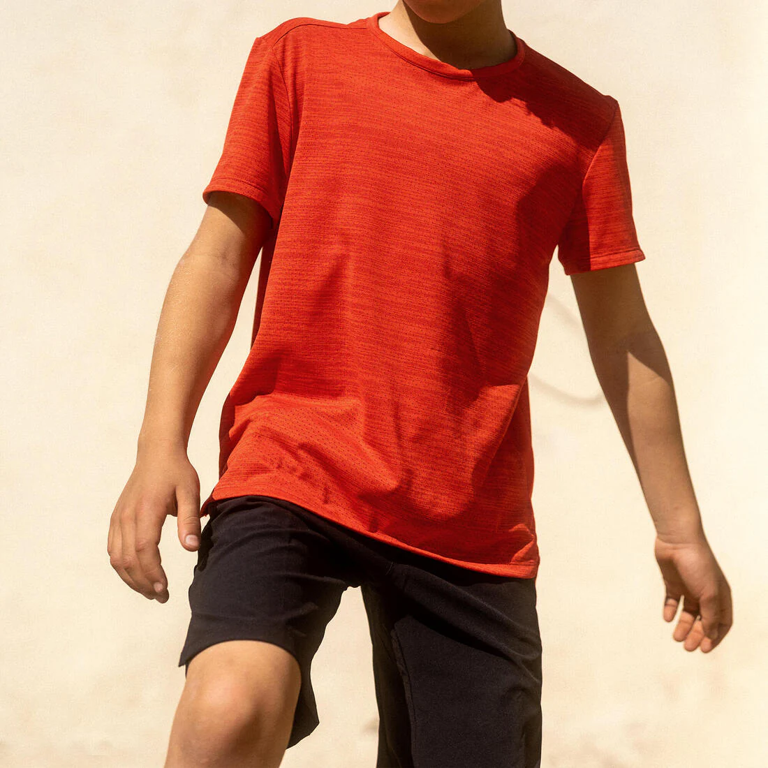 Playera gimnasia manga corta sintética transpirable Niños S500 - Image 17