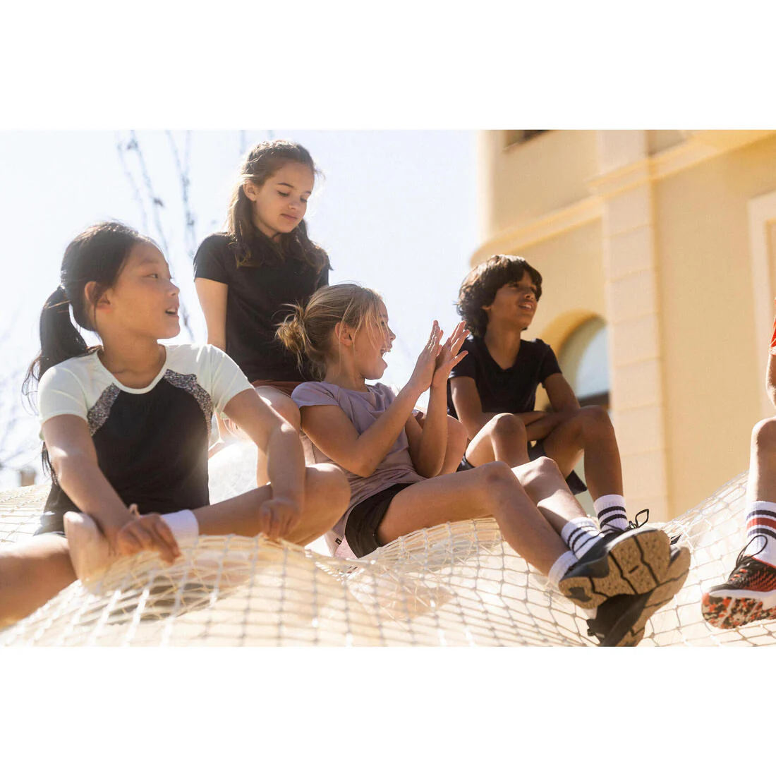 Playera gimnasia manga corta sintética transpirable Niños S500 - Image 27