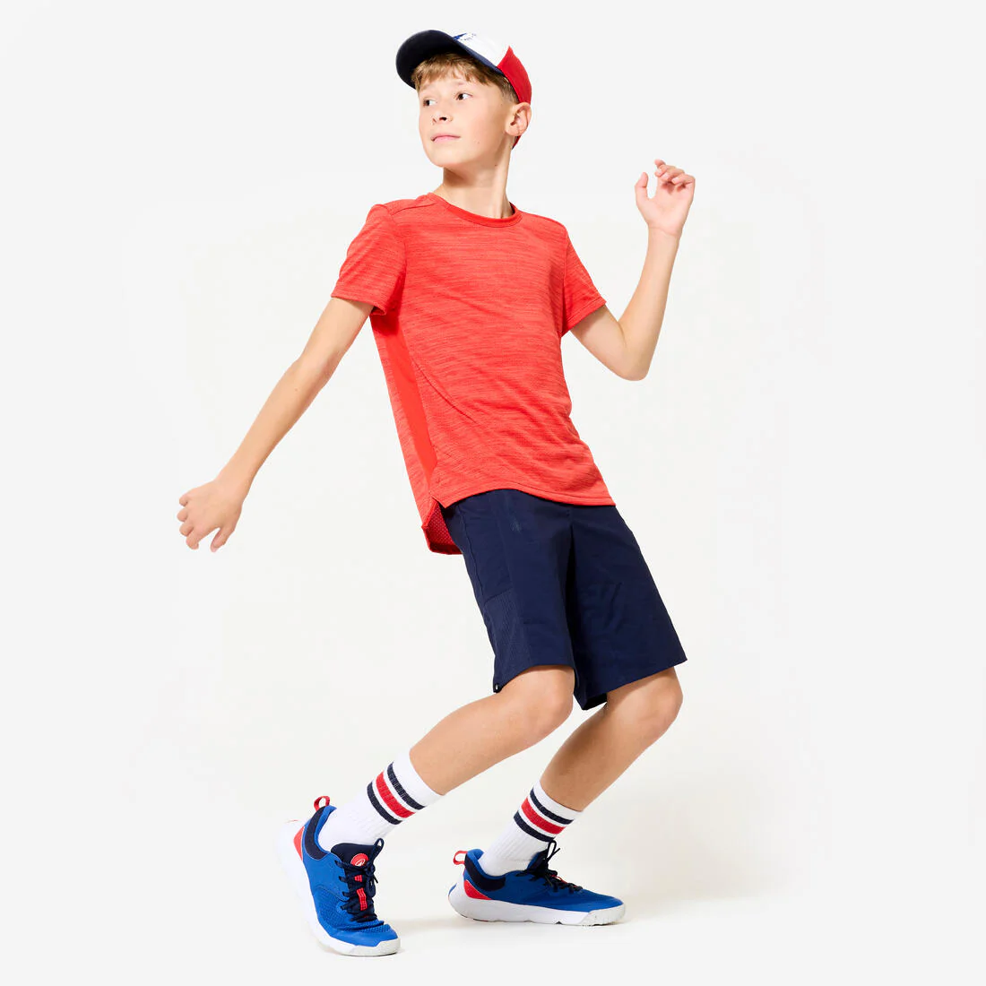Playera gimnasia manga corta sintética transpirable Niños S500 - Image 5