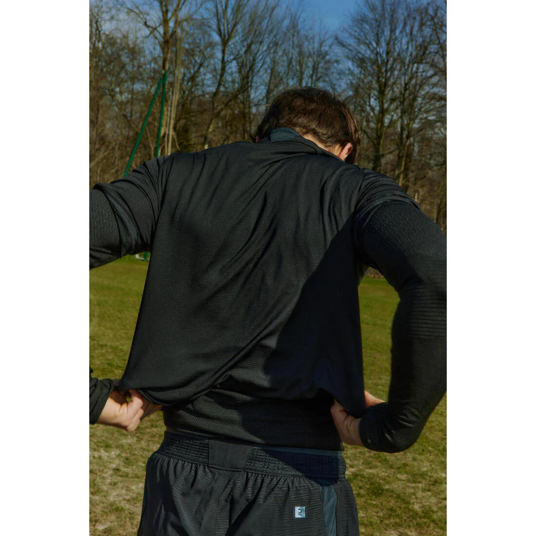PLAYERA INTERIOR TÉRMICA CUELLO ALTO MANGA LARGA ADULTO NEGRO KEEPDRY 500 - Image 23