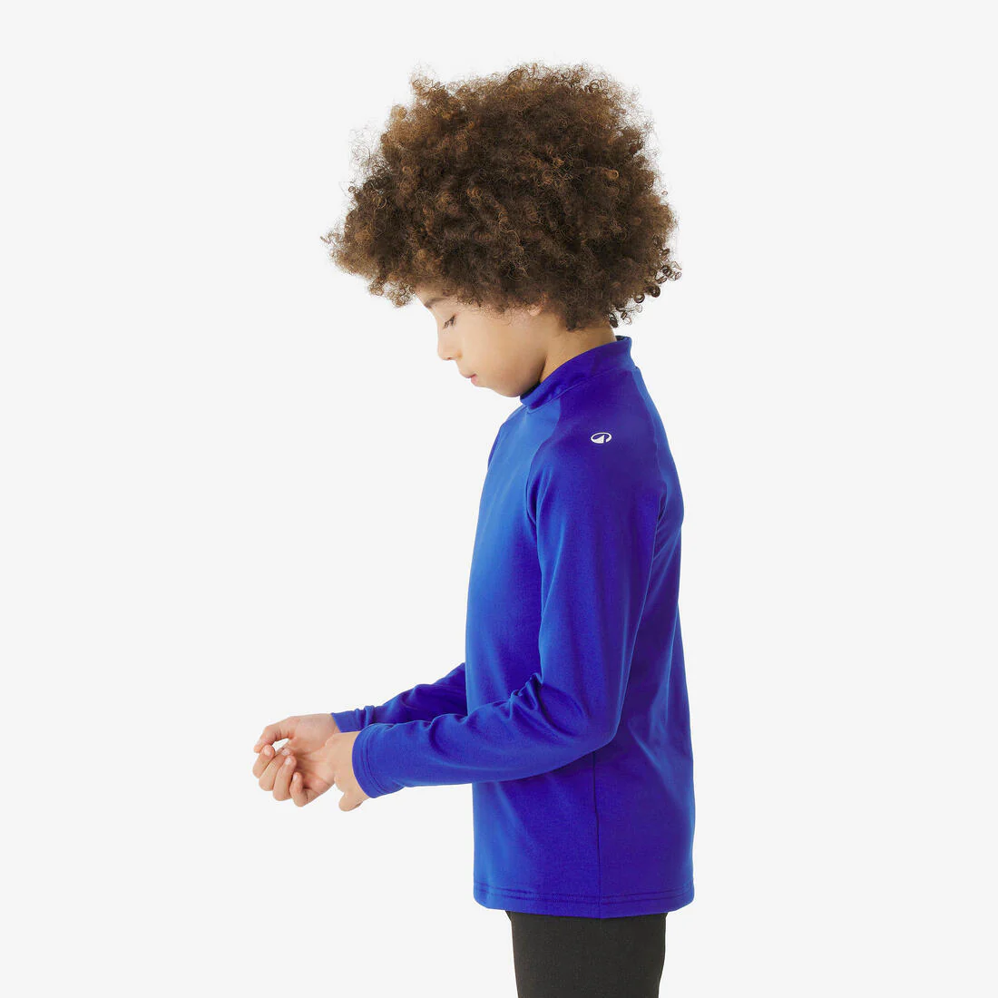 Playera interior térmica de esquí cálida y transpirable negra para niños BL 500 - Image 25