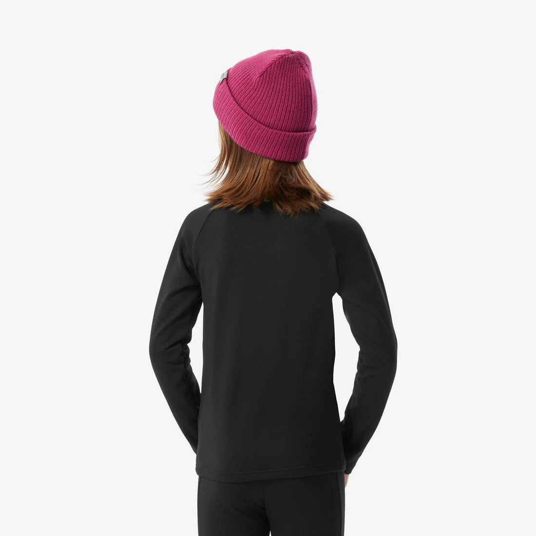 Playera interior térmica de esquí cálida y transpirable negra para niños BL 500 - Image 28