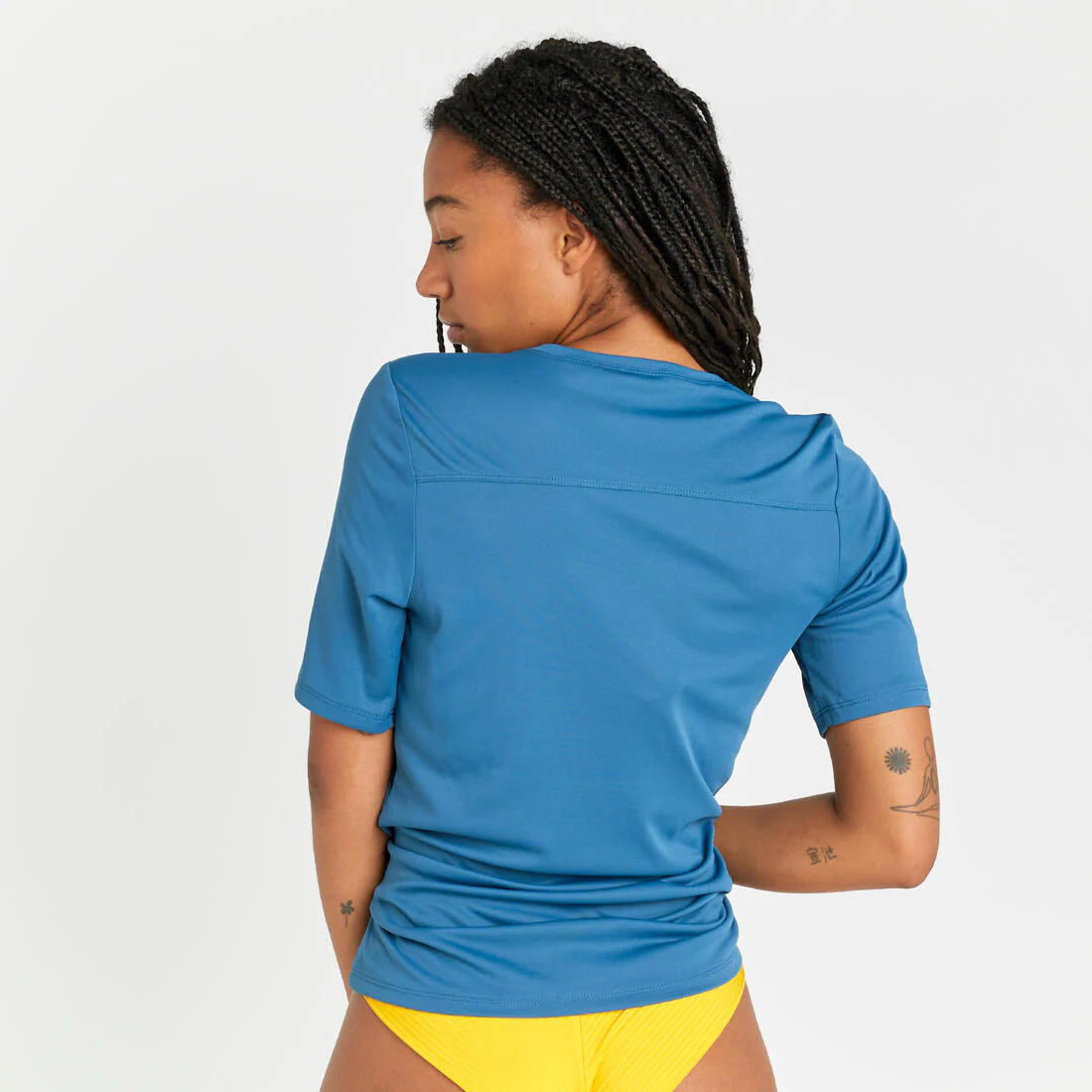 Playera Malou Mujer Azul Manga Corta Anti-UV - Image 5