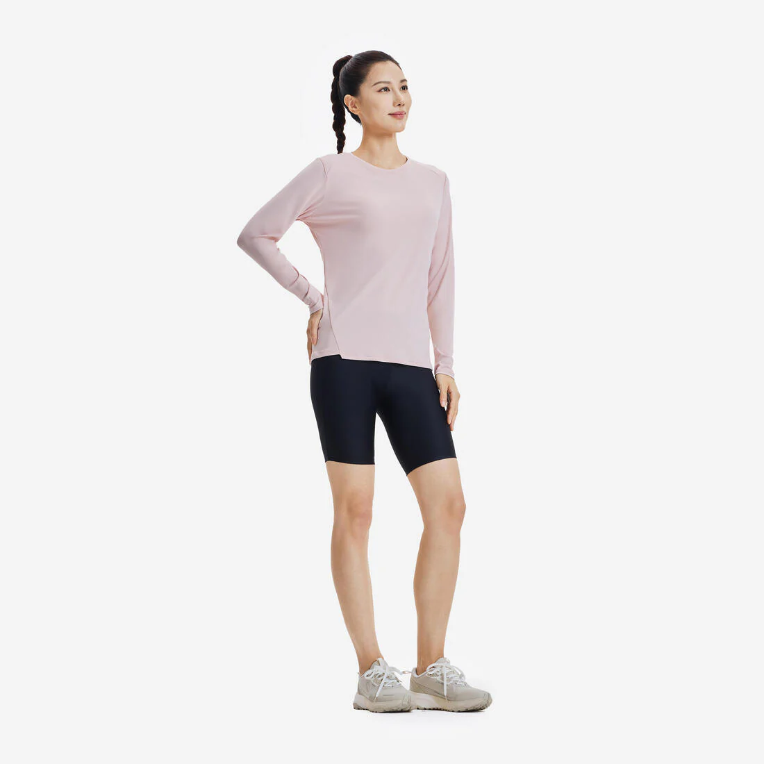 Playera Manga Larga Running Mujer - Sun Protect - Image 18