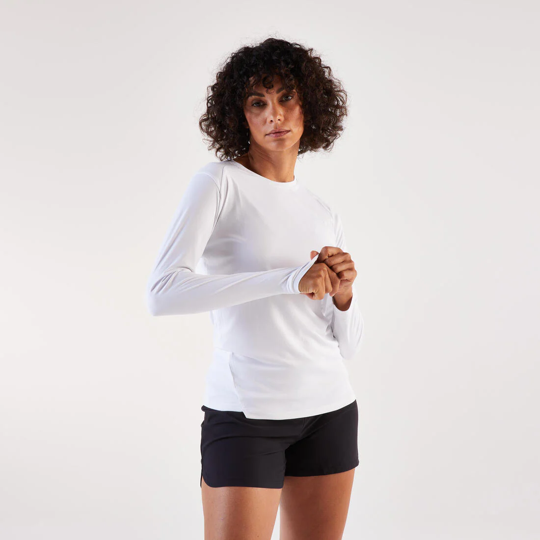 Playera Manga Larga Running Mujer - Sun Protect - Image 46