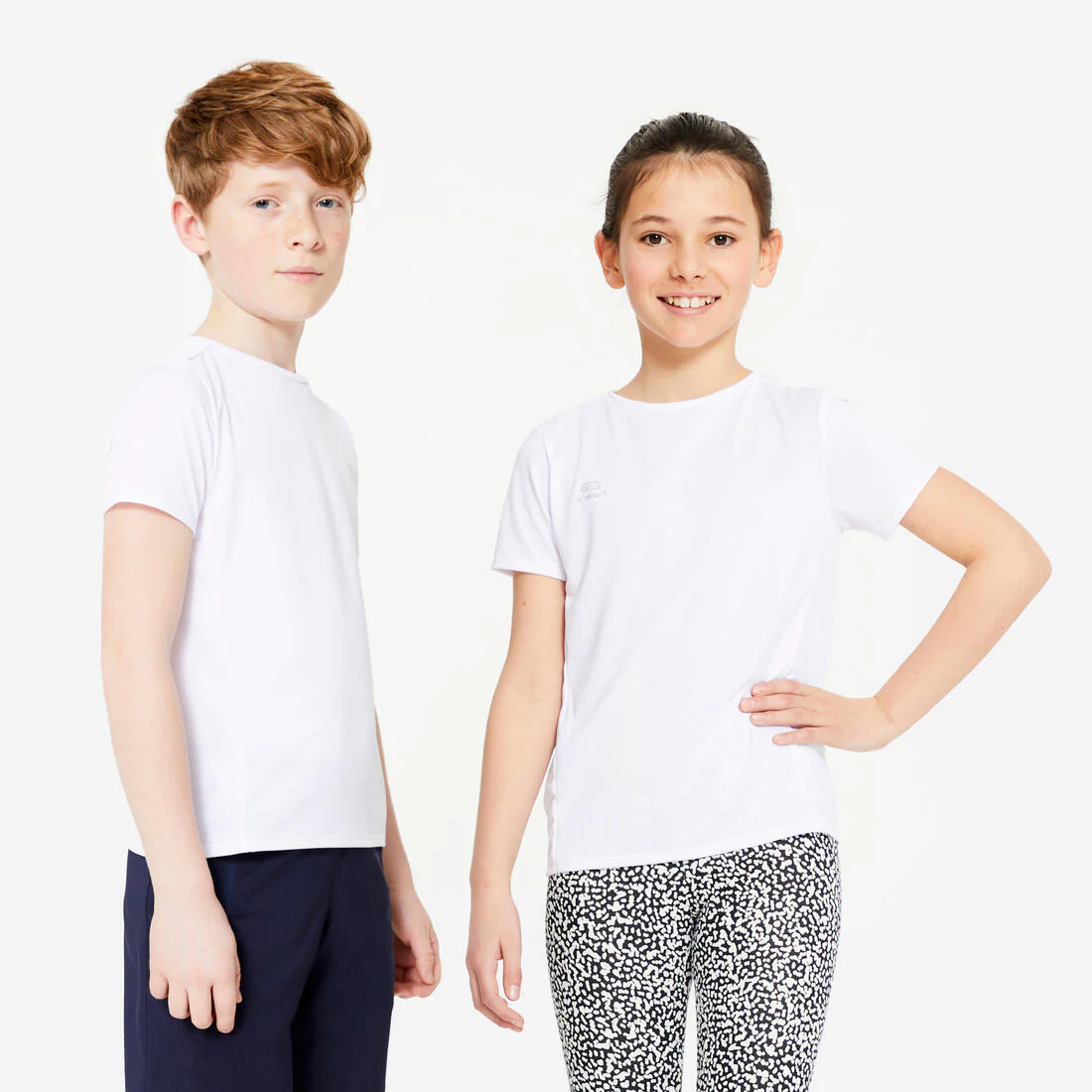 Playera Niños Blanca Transpirable