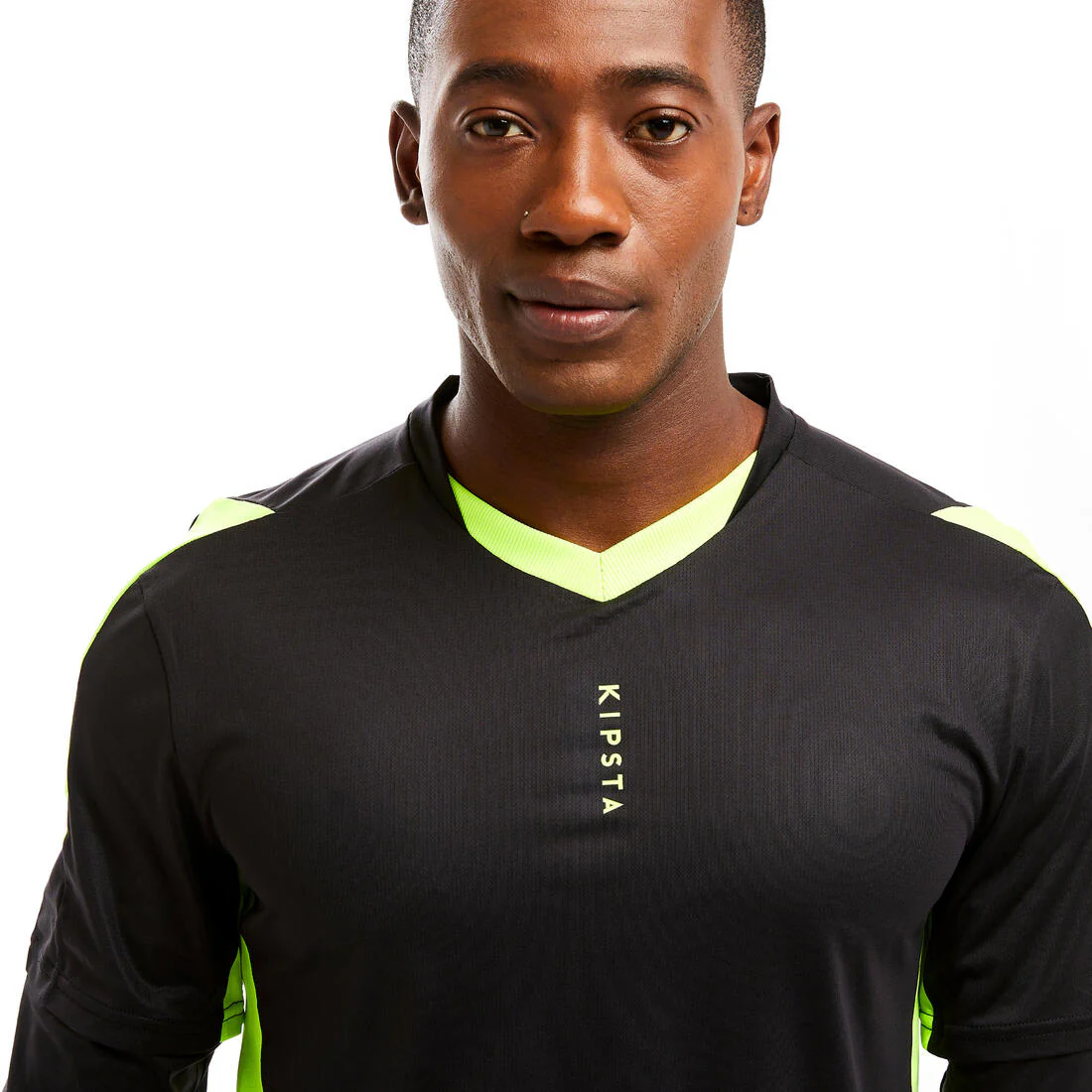 Playera portero Futbol Adulto F500 negra - Image 7