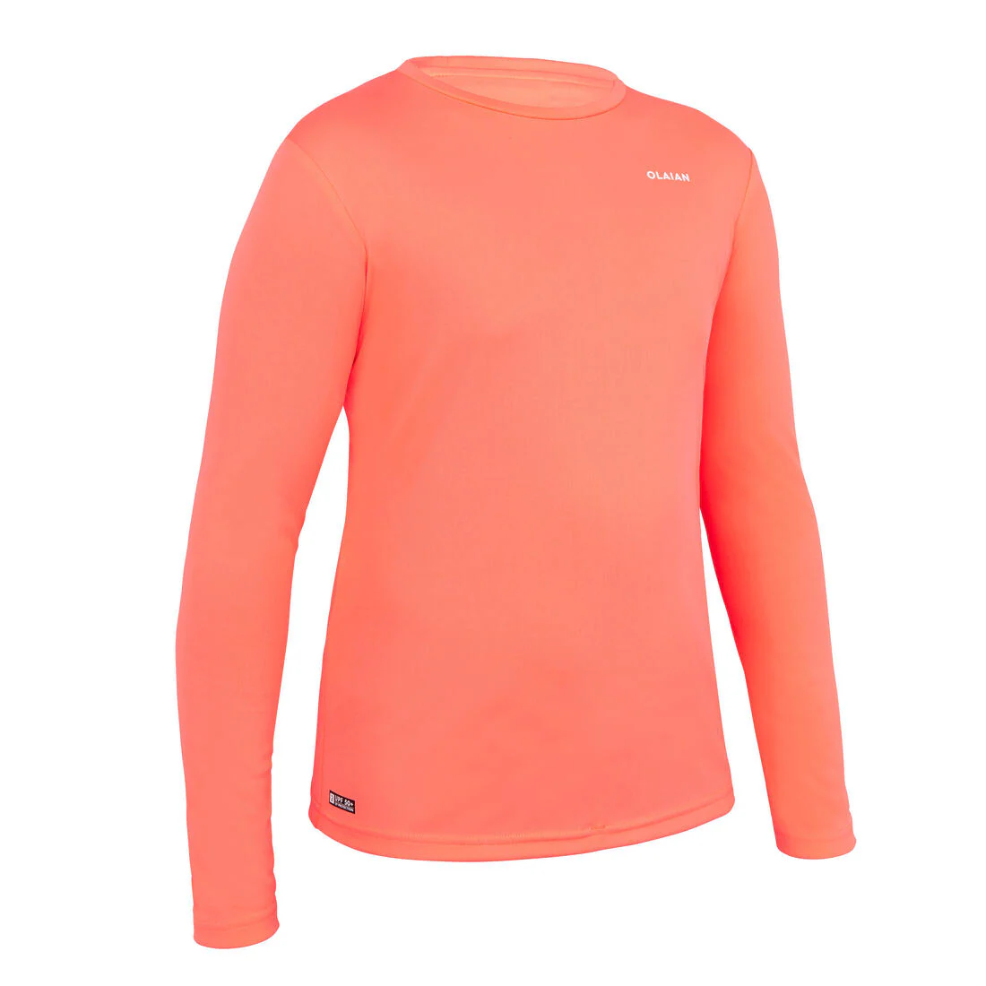 Playera Solar Surf Niños Coral Manga Larga anti-UV - Image 5