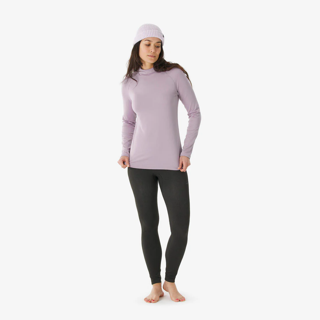 Playera térmica de esquí cálida y transpirable mujer, BL 500 - Image 12