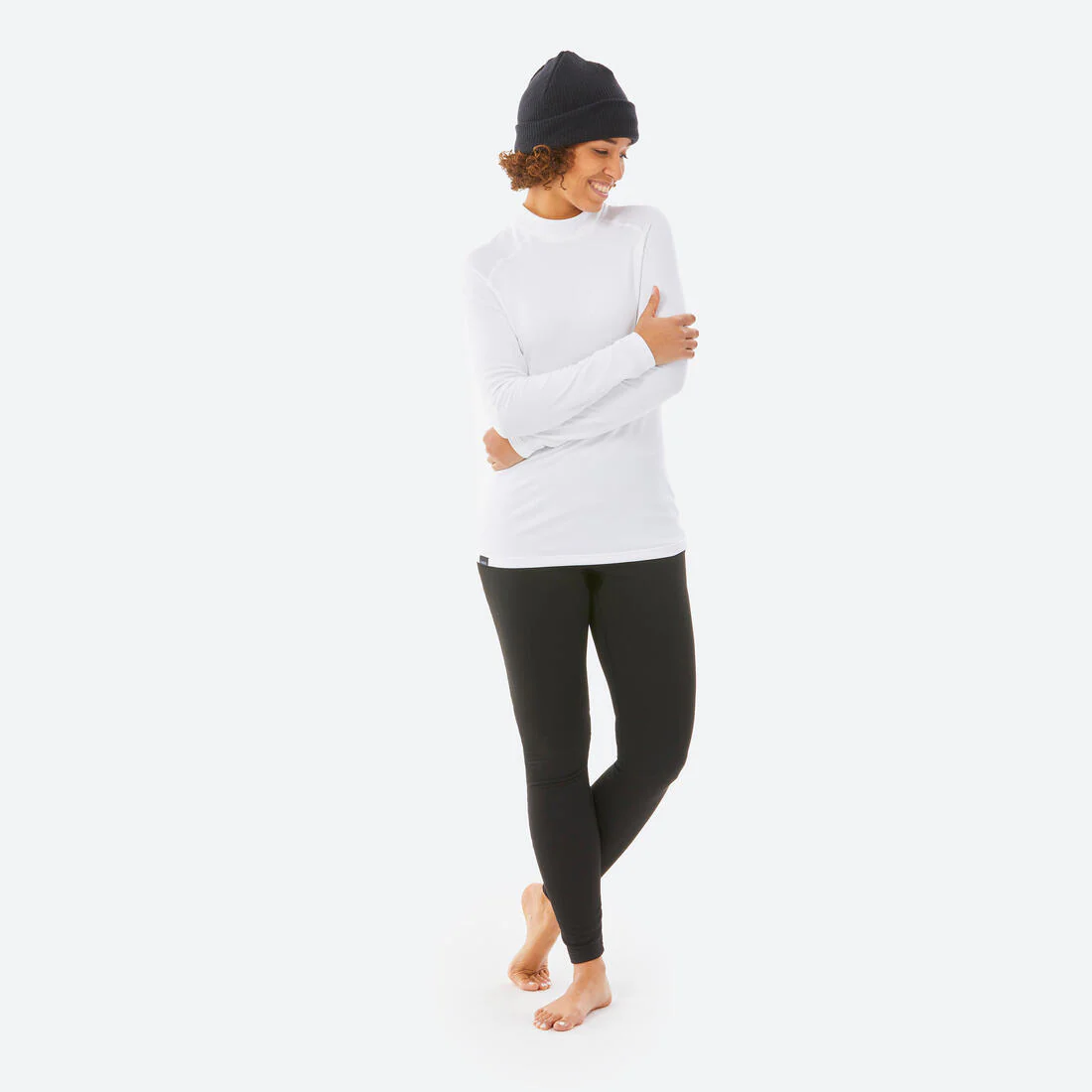 Playera térmica de esquí cálida y transpirable mujer, BL 500 - Image 14