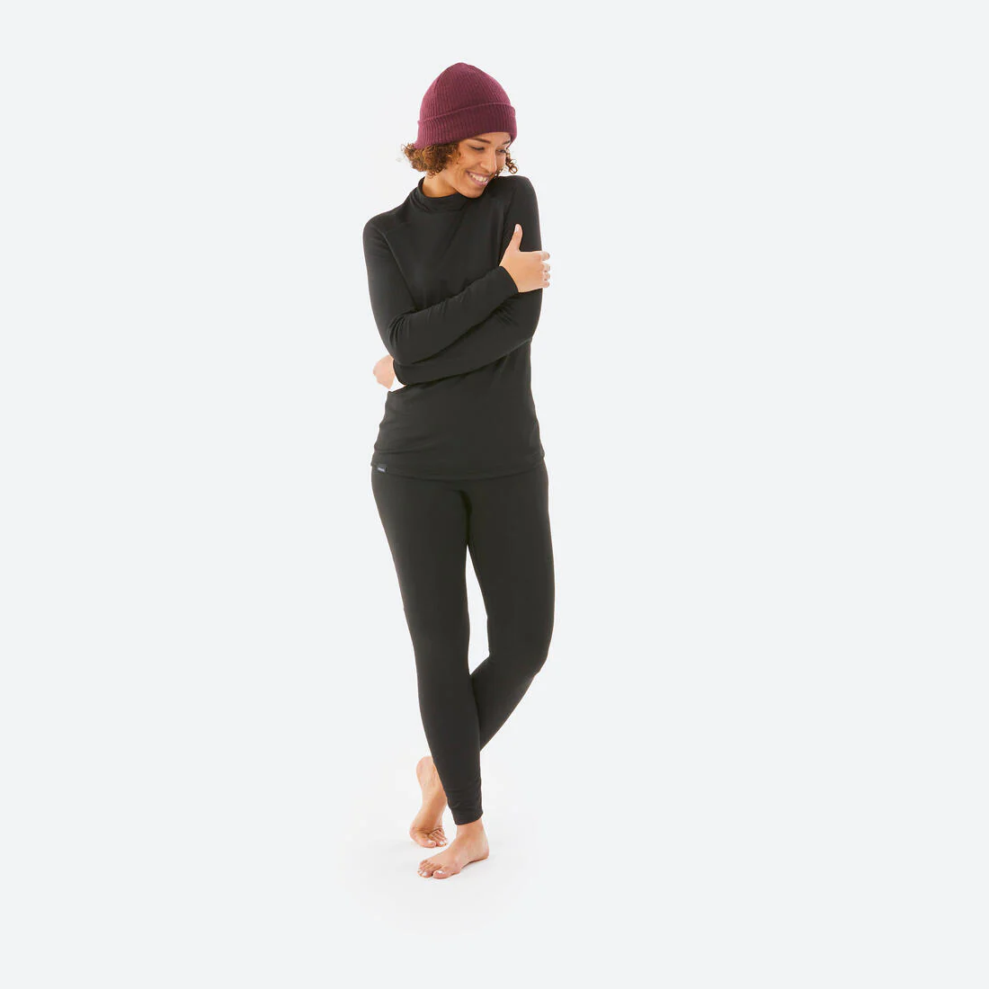 Playera térmica de esquí cálida y transpirable mujer, BL 500 - Image 16