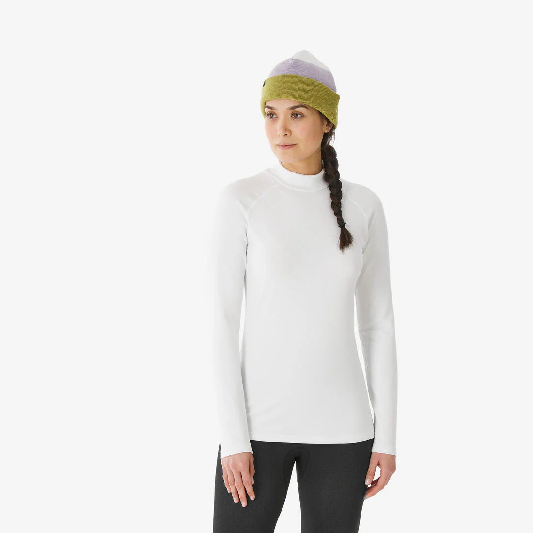 Playera térmica de esquí cálida y transpirable mujer, BL 500 - Image 19
