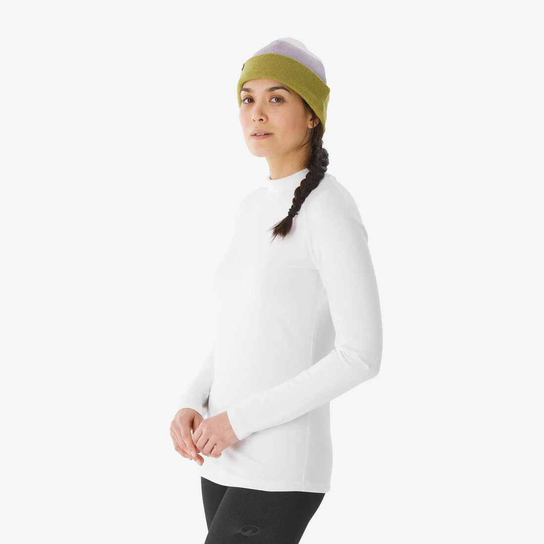 Playera térmica de esquí cálida y transpirable mujer, BL 500 - Image 2