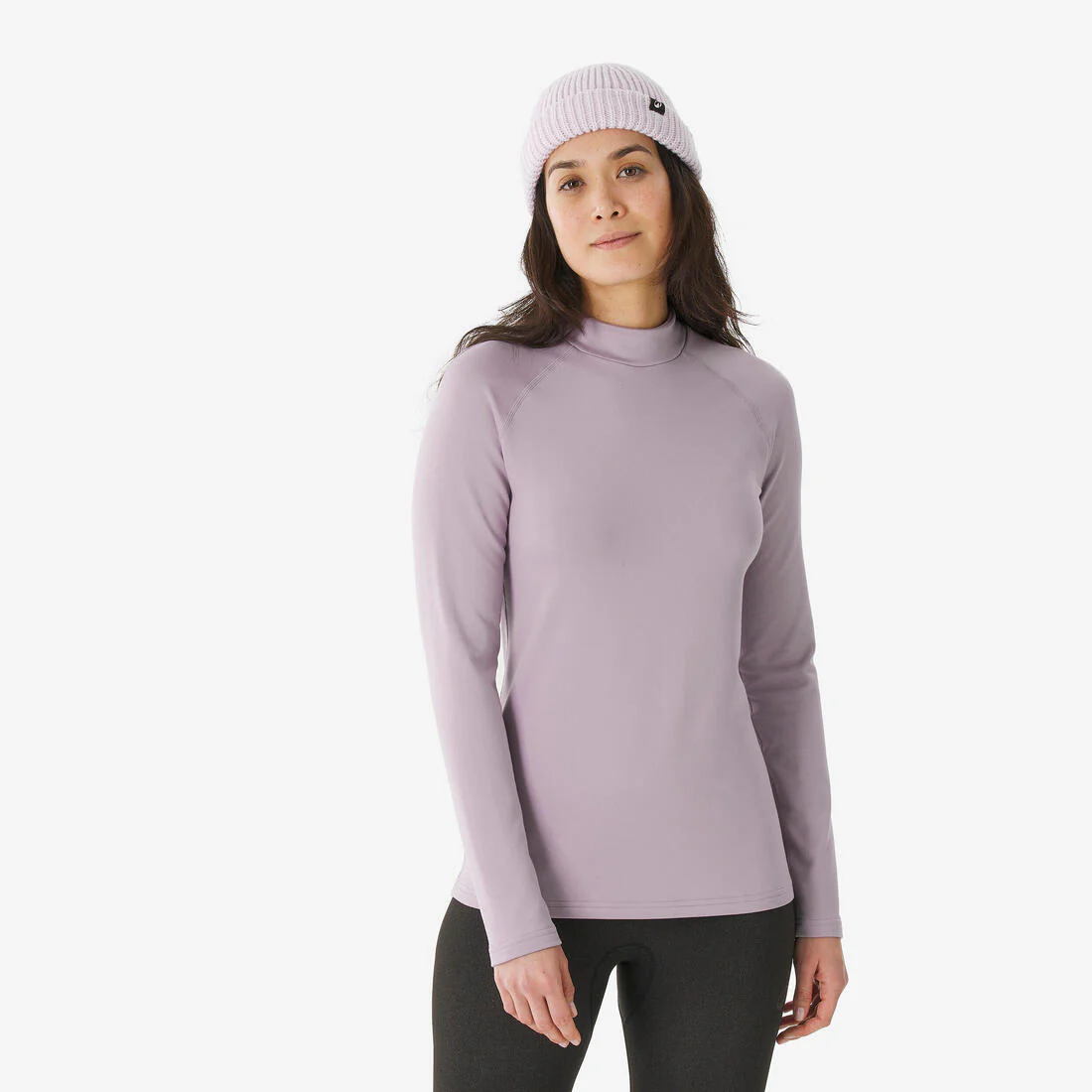 Playera térmica de esquí cálida y transpirable mujer, BL 500 - Image 3