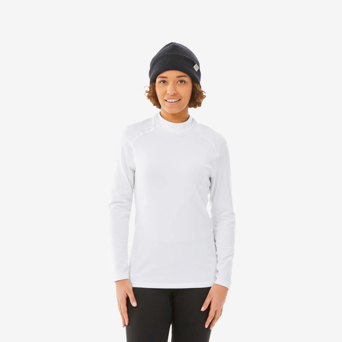 Playera térmica de esquí cálida y transpirable mujer, BL 500 - Image 4
