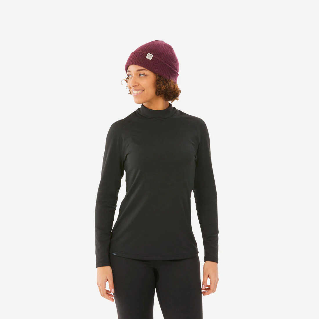 Playera térmica de esquí cálida y transpirable mujer, BL 500 - Image 5