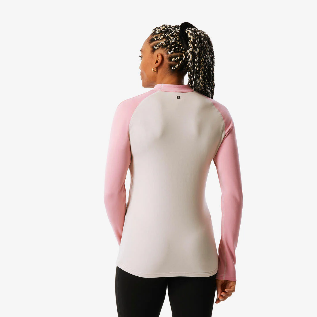 Playera térmica de esquí cálida y transpirable mujer, BL 500 - Image 8