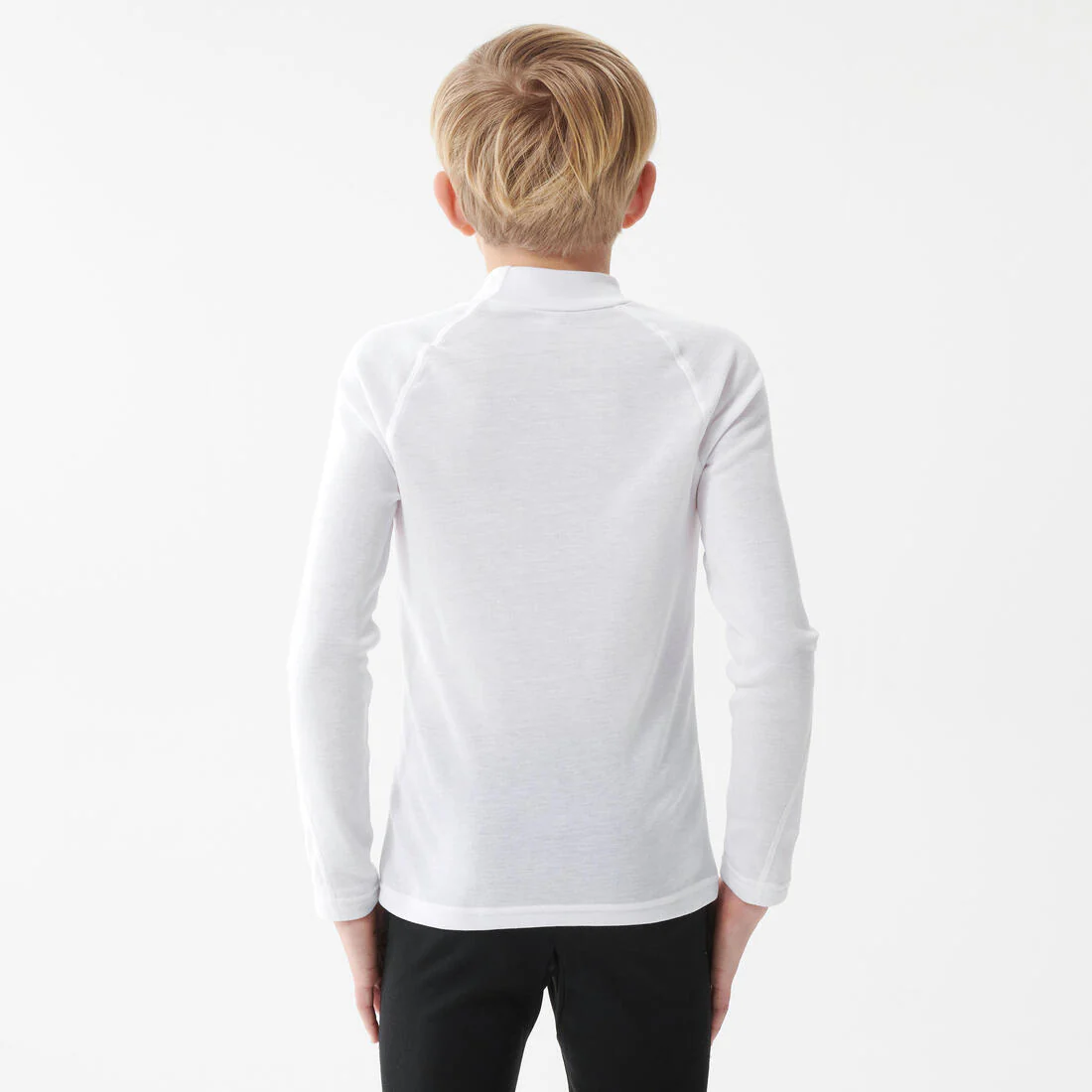 Playera térmica de esquí negra para niños BL 100 - Image 12