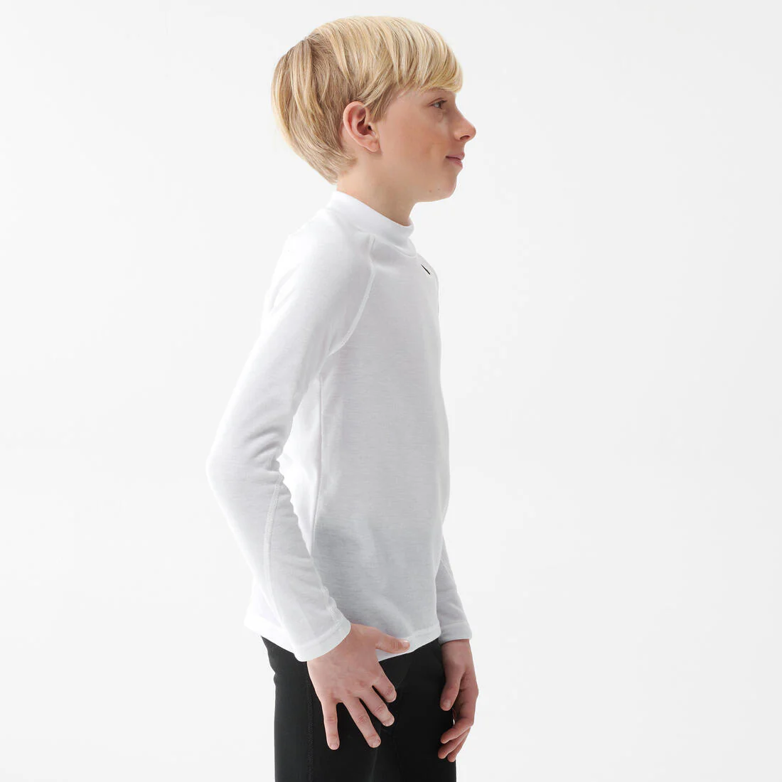 Playera térmica de esquí negra para niños BL 100 - Image 14
