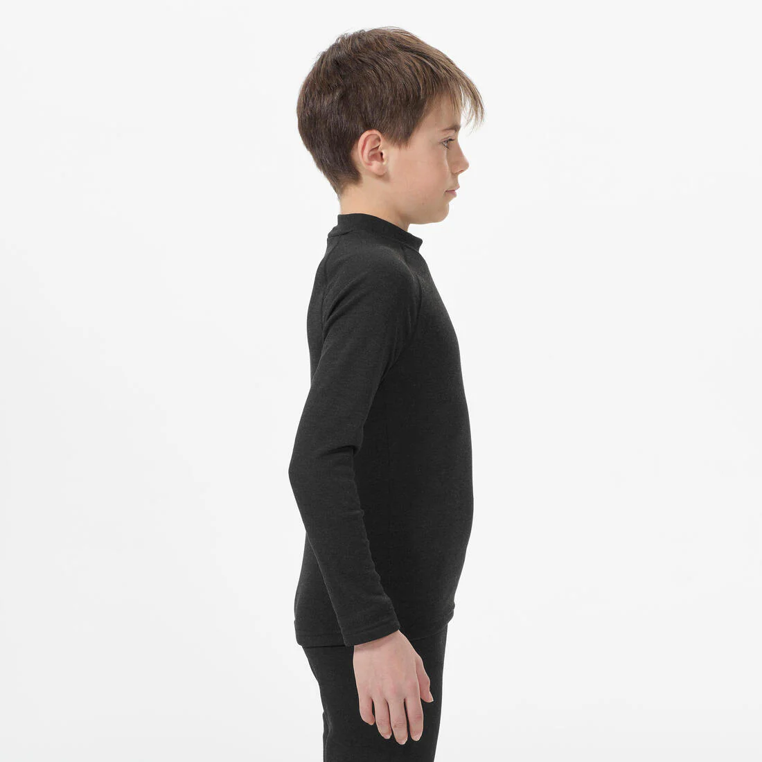 Playera térmica de esquí negra para niños BL 100 - Image 22