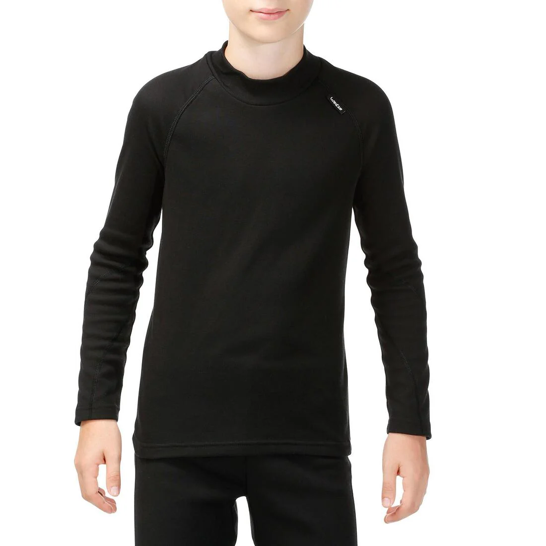 Playera térmica de esquí negra para niños BL 100 - Image 9