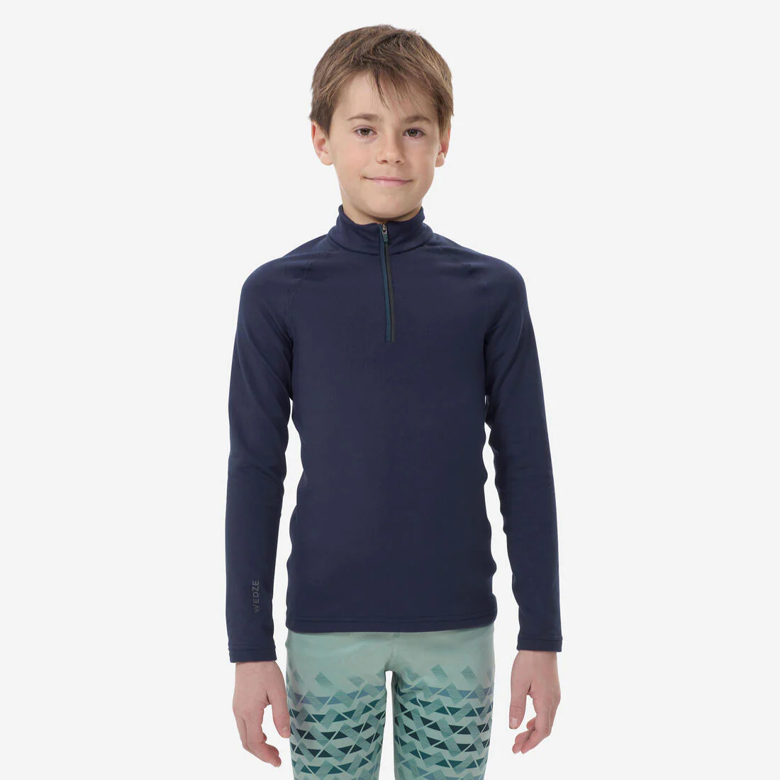 Playera térmica de esquí niños - BL 500 1/2 cremallera - Image 2
