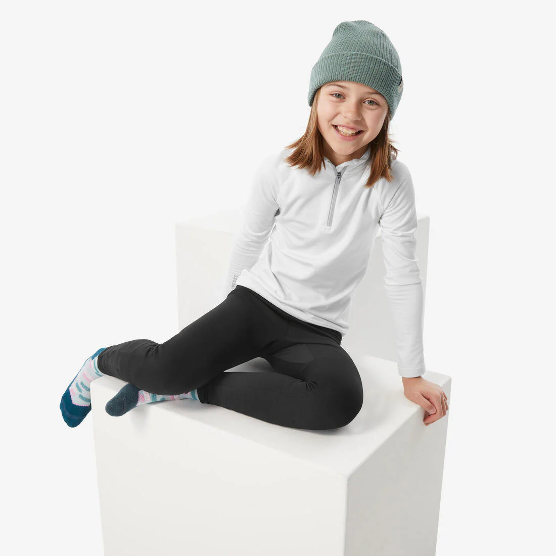 Playera térmica de esquí niños - BL 500 1/2 cremallera - Image 25
