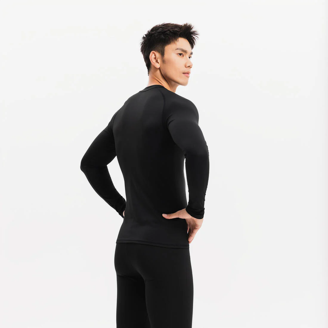 Playera térmica para adulto - Keepcomfort - Manga larga - Negro - Image 6
