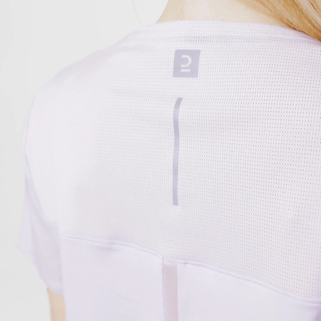 Playera transpirable de Running mujer - Dry+ Breath malva - Image 6