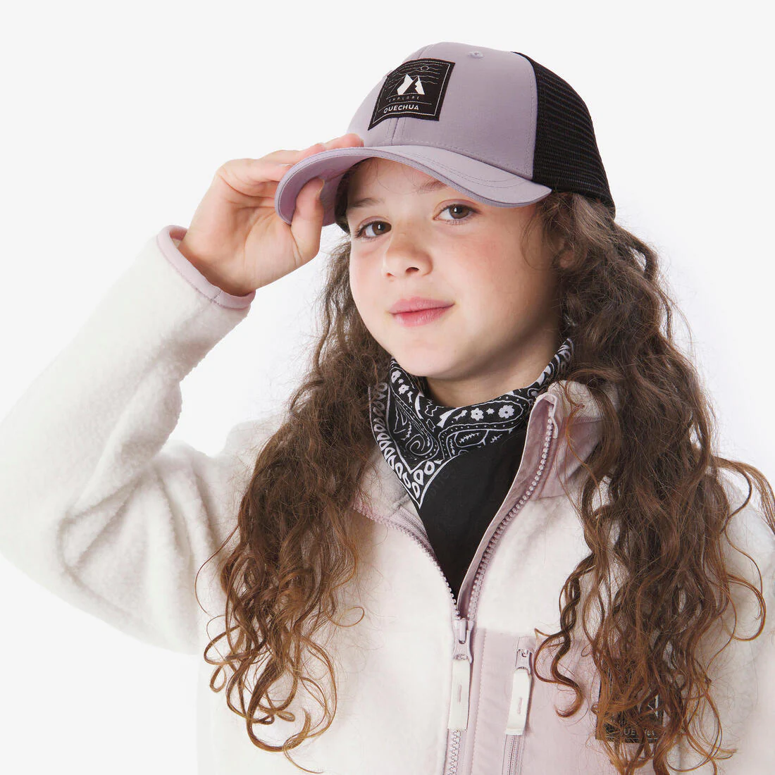Polar sherpa cálido niño 7-15 años NH 900 cremallera camuflaje beige negro ve - Image 36