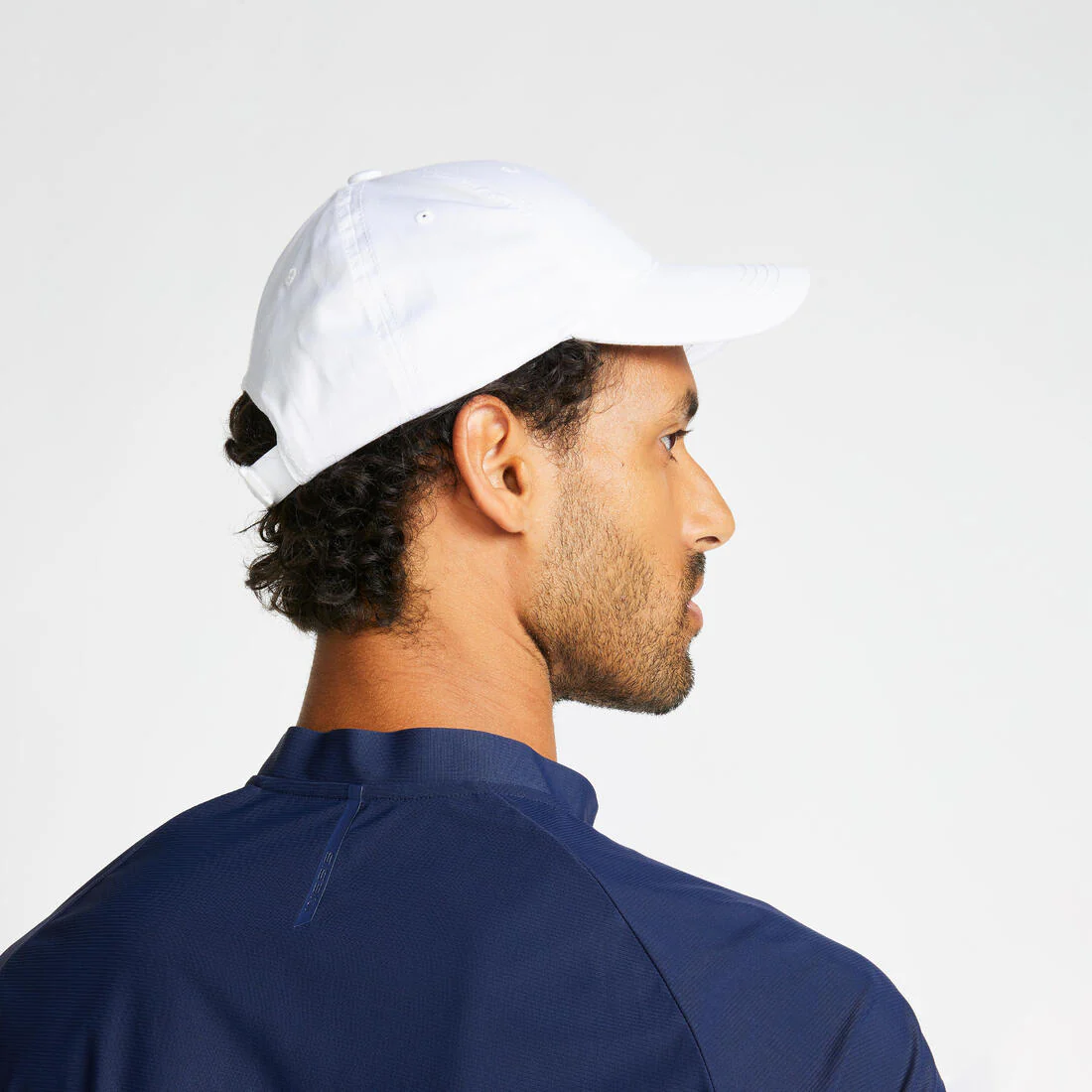 Polo de golf de manga corta azul marino para hombre WW900 - Image 2